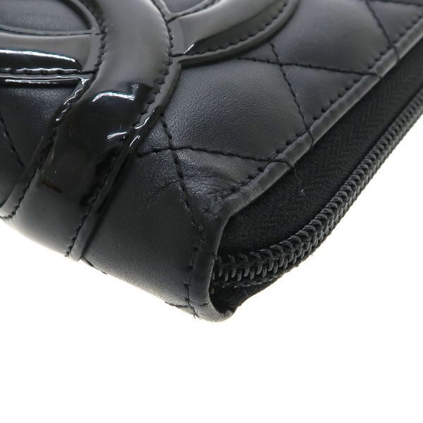 Chanel Cambon Line ･round Zipper Long Wallet