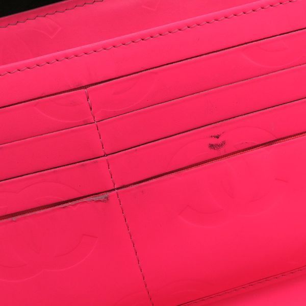 Chanel Cambon Line ･round Zipper Long Wallet