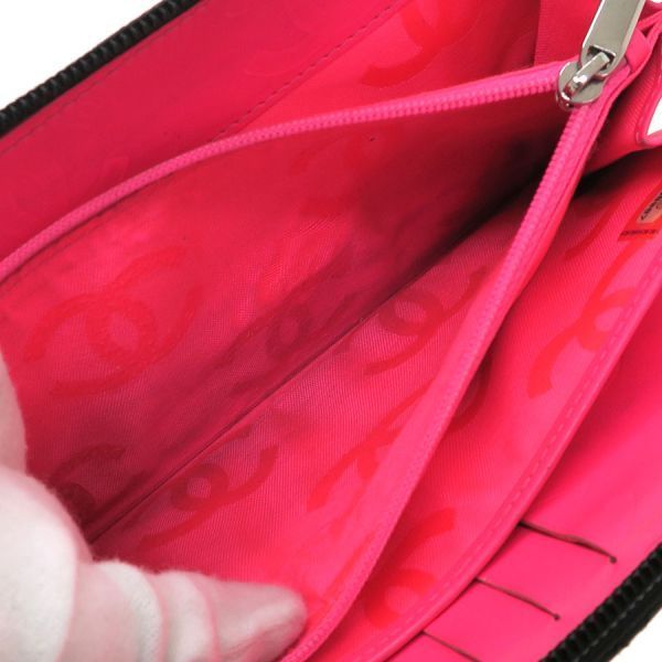 Chanel Cambon Line ･round Zipper Long Wallet
