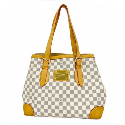 Louis Vuitton Tote Bag Damier Azure Hampstead MM N51206 White Women's
