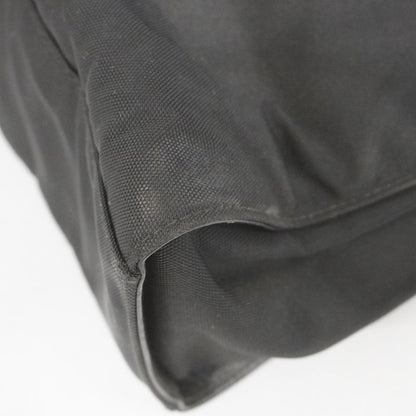 Gucci Handbag Bamboo 002 1016 Nylon Black Silver Hardware Women's