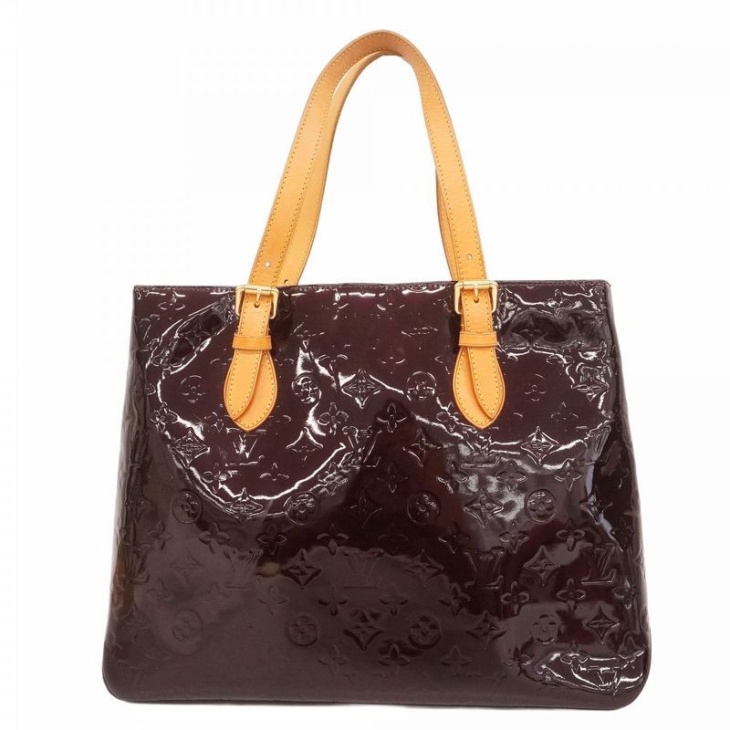 Louis Vuitton Tote Bag Vernis Brentwood M91994 Amarant Women's