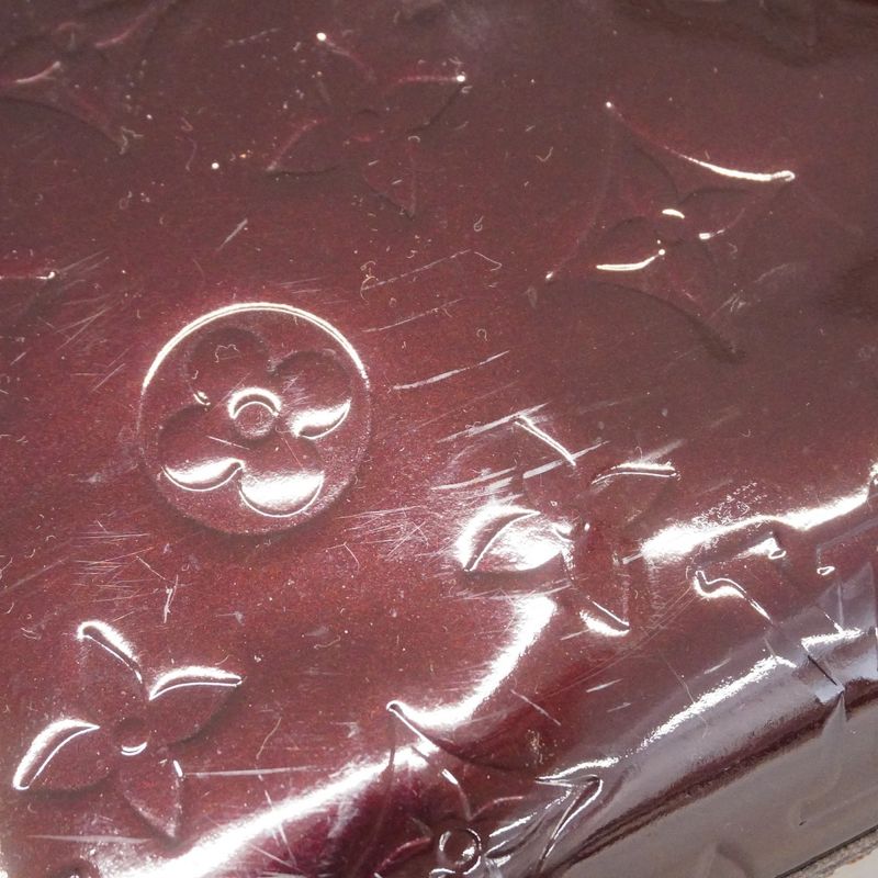 Louis Vuitton Tote Bag Vernis Brentwood M91994 Amarant Women's