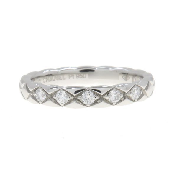 Chanel Coco Crush Ring Small Model Diamond 5p#47 (size Around 6.5) []