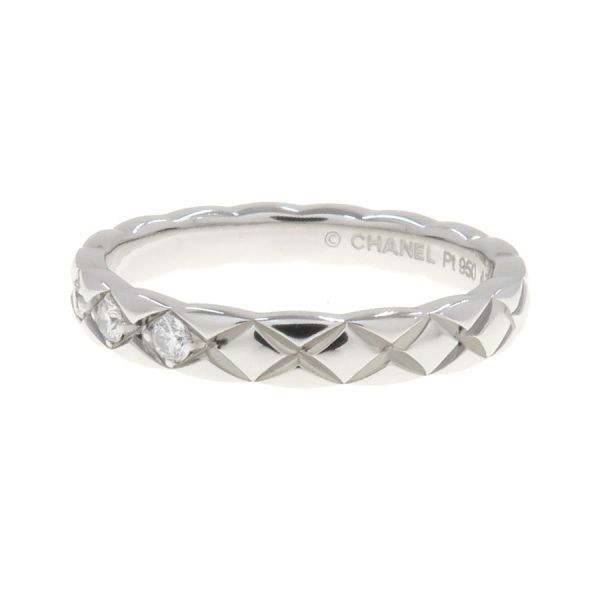 Chanel Coco Crush Ring Small Model Diamond 5p#47 (size Around 6.5) []