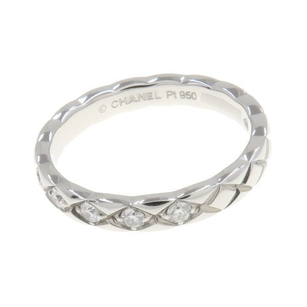 Chanel Coco Crush Ring Small Model Diamond 5p#47 (size Around 6.5) []