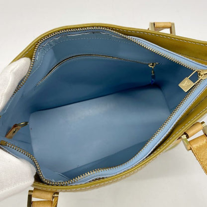 Louis Vuitton Tote Bag Vernis Houston M91005 Baby Blue Ladies