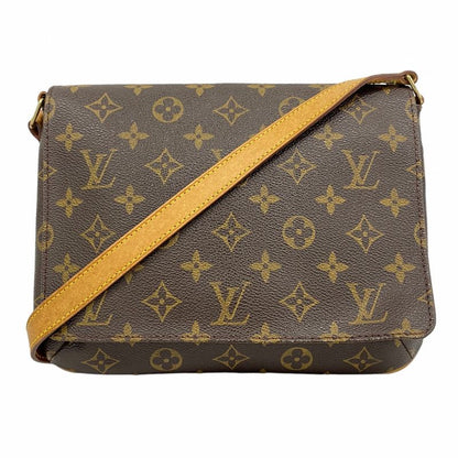 Louis Vuitton Shoulder Bag Monogram Musette Tango Short Strap M51257 Brown