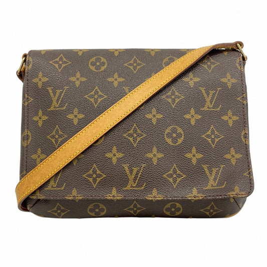 Louis Vuitton Shoulder Bag Monogram Musette Tango Short Strap M51257 Brown