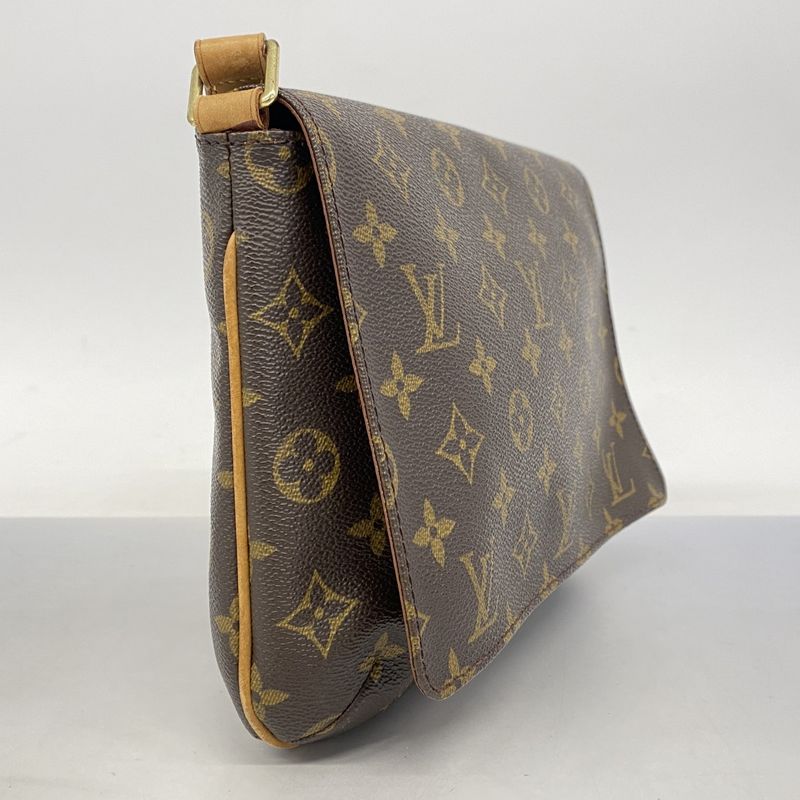 Louis Vuitton Shoulder Bag Monogram Musette Tango Short Strap M51257 Brown