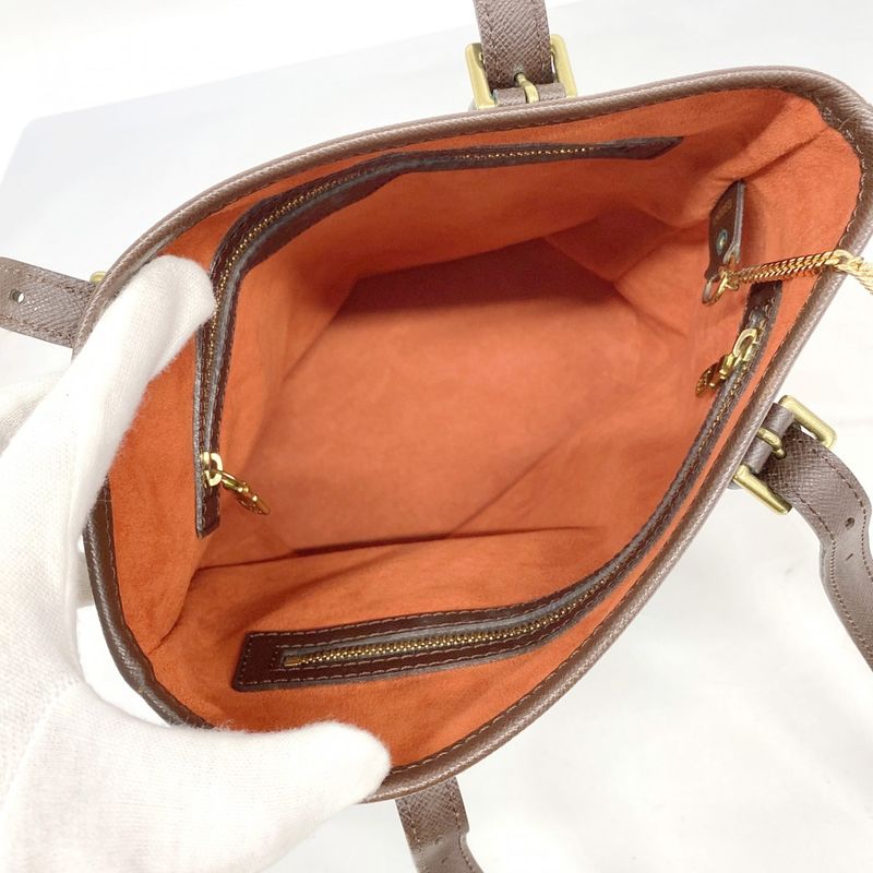 Louis Vuitton Tote Bag Damier Marais N42240 Ebene Ladies