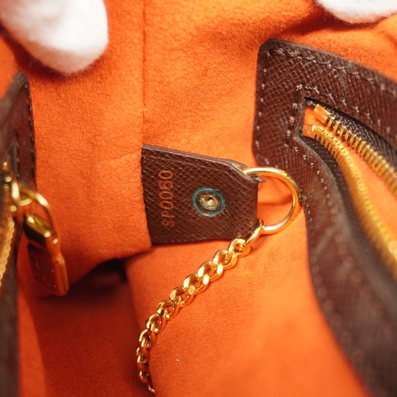 Louis Vuitton Tote Bag Damier Marais N42240 Ebene Ladies