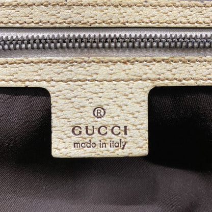 Gucci Handbag GG Canvas Bamboo 111713 Canvas Beige Ladies