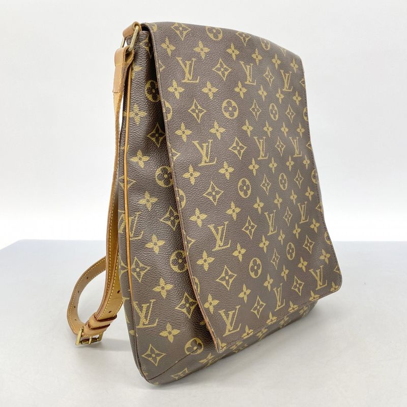 Louis Vuitton Shoulder Bag Monogram Musette M51256 Brown Women's