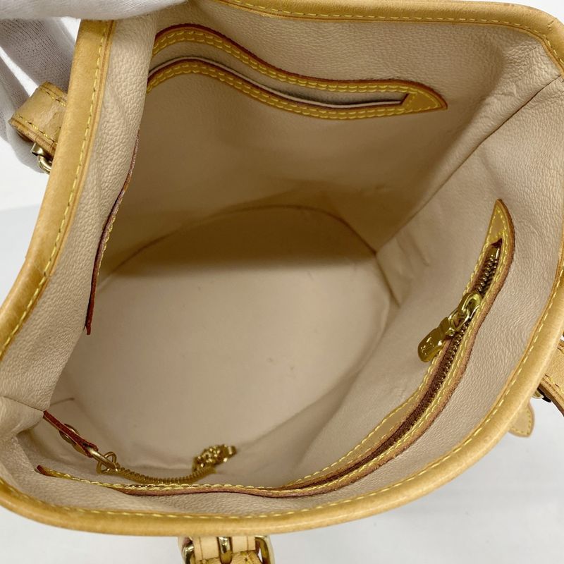 Louis Vuitton Tote Bag Monogram Bucket PM M42238 Brown Ladies