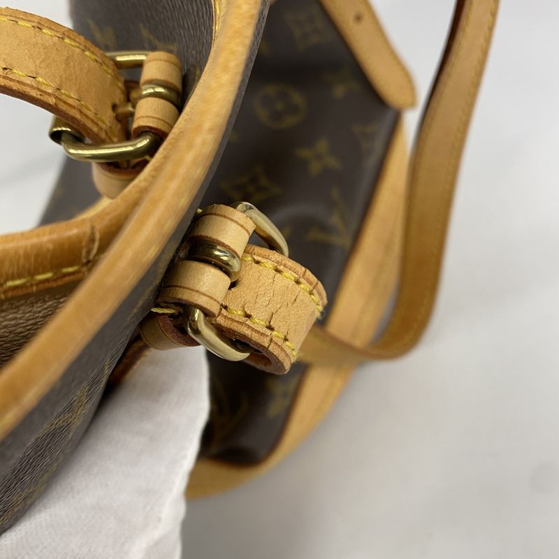 Louis Vuitton Tote Bag Monogram Bucket PM M42238 Brown Ladies