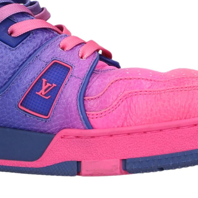 Louis Vuitton LV Trainer Line Gradient Leather Low Cut Sneakers Men's 7