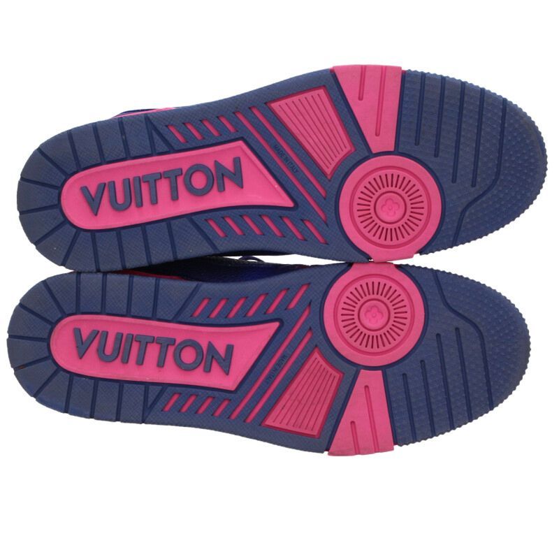 Louis Vuitton LV Trainer Line Gradient Leather Low Cut Sneakers Men's 7