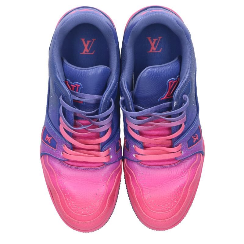 Louis Vuitton LV Trainer Line Gradient Leather Low Cut Sneakers Men's 7