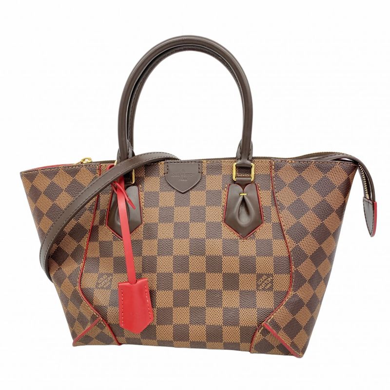 Louis Vuitton Handbag Damier Kaisat Tote PM N41551 Ebene Threes 2way Bag Ladies