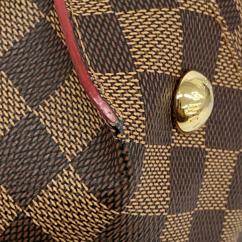 Louis Vuitton Handbag Damier Kaisat Tote PM N41551 Ebene Threes 2way Bag Ladies