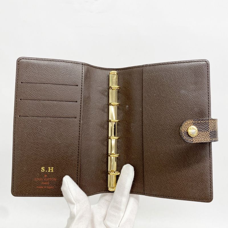 Louis Vuitton Notebook Cabas - Damier Agenda PM R20700 Ebene Men's Women's