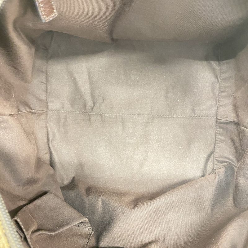 Gucci Tote Bag GG Canvas Sherry Line 131230 Canvas Brown Silver Hardware Women's