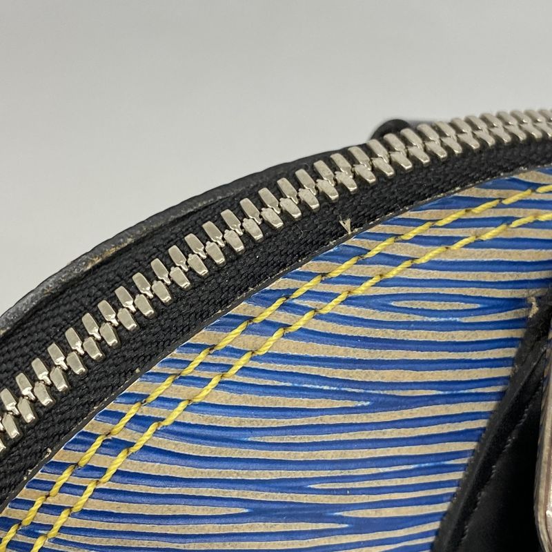 Louis Vuitton Handbag Epi Denim Alma BB M41437 Blue 2way Bag Ladies