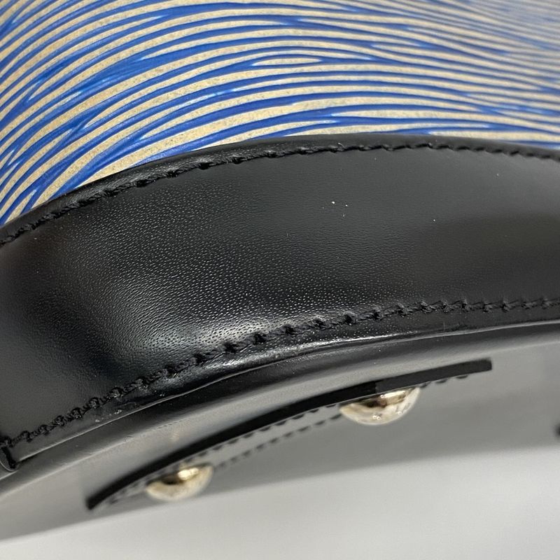 Louis Vuitton Handbag Epi Denim Alma BB M41437 Blue 2way Bag Ladies