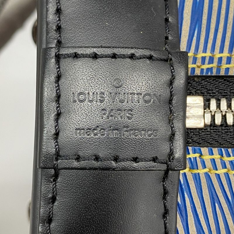 Louis Vuitton Handbag Epi Denim Alma BB M41437 Blue 2way Bag Ladies