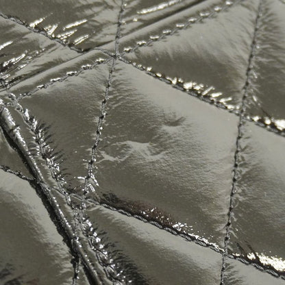 Chanel Vanity Bag Matelasse Shiny Lambskin Black Chien Pan Gold Hardware Women's