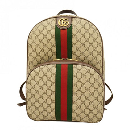 Gucci Rucksack/daypack GG Supreme Sherry Line 779901 PVC Brown Gold Hardware