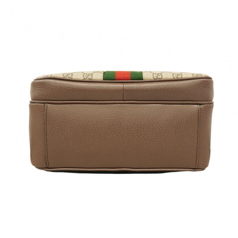 Gucci Rucksack/daypack GG Supreme Sherry Line 779901 PVC Brown Gold Hardware