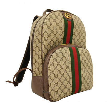 Gucci Rucksack/daypack GG Supreme Sherry Line 779901 PVC Brown Gold Hardware