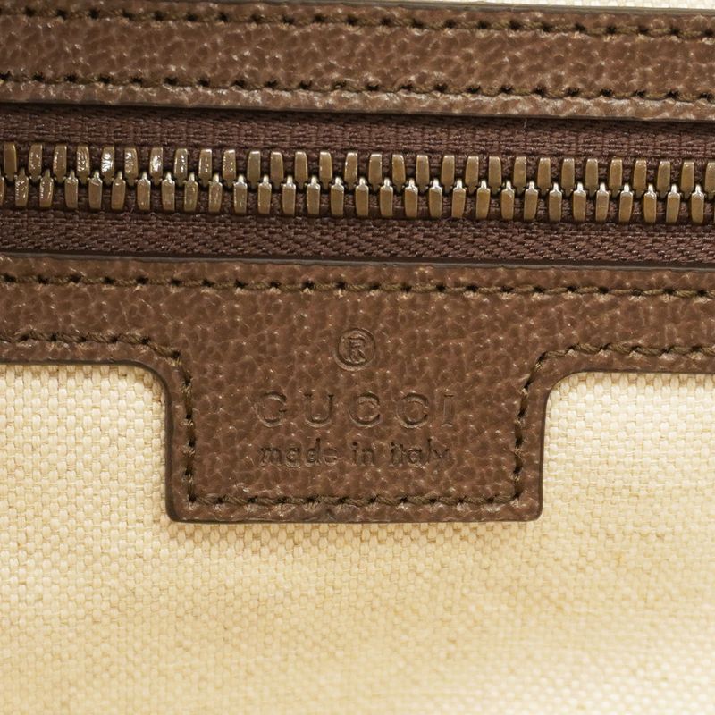 Gucci Rucksack/daypack GG Supreme Sherry Line 779901 PVC Brown Gold Hardware