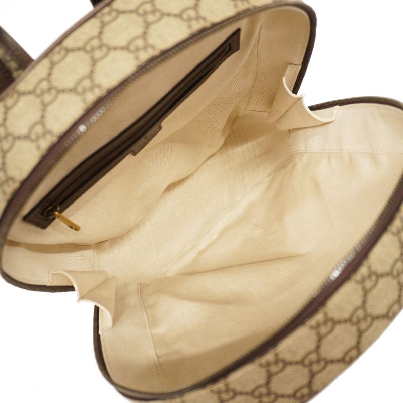 Gucci Rucksack/daypack GG Supreme Sherry Line 779901 PVC Brown Gold Hardware