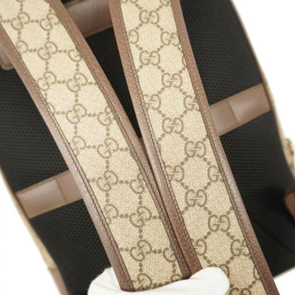 Gucci Rucksack/daypack GG Supreme Sherry Line 779901 PVC Brown Gold Hardware