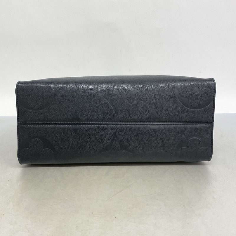 Louis Vuitton Tote Bag Monogram ・empreinte On The Go MM M45595 Noir Black 2way