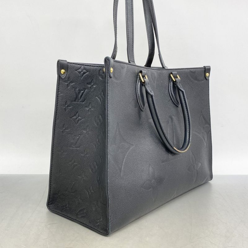 Louis Vuitton Tote Bag Monogram ・empreinte On The Go MM M45595 Noir Black 2way
