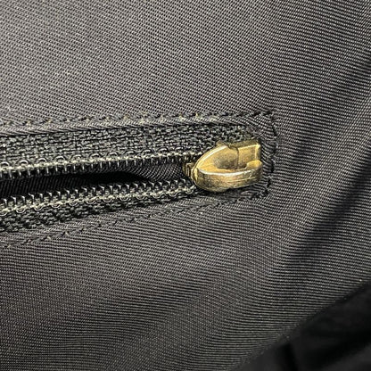 Chanel Tote Bag New Travel Nylon Black Gold Hardware Women's