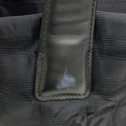 Chanel Tote Bag New Travel Nylon Black Gold Hardware Women's