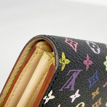 Louis Vuitton Long Wallet Monogram Multicolor Pochette Portomone Cles M60005