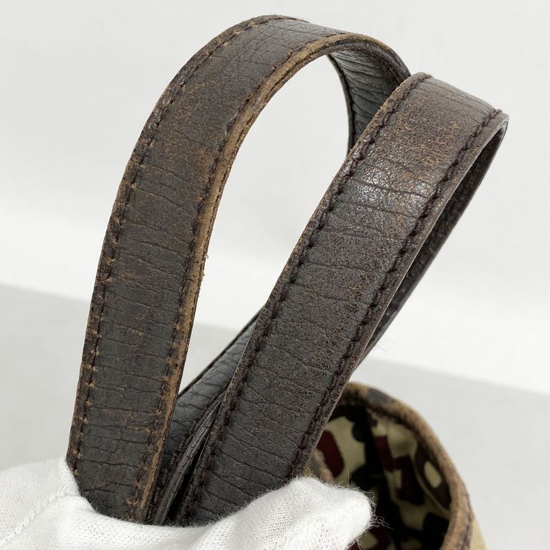 Gucci Tote Bag GG Canvas Sherry Line 139260 Canvas Beige Gold Hardware Women's