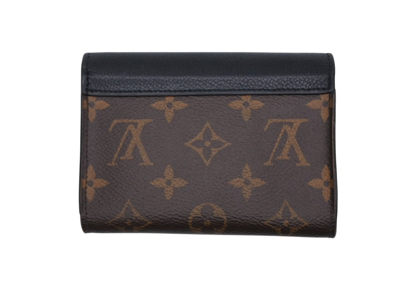 Louis Vuitton Portefeuille Pallas Compact Trifold Wallet Monogram Canvas Brown — view 2