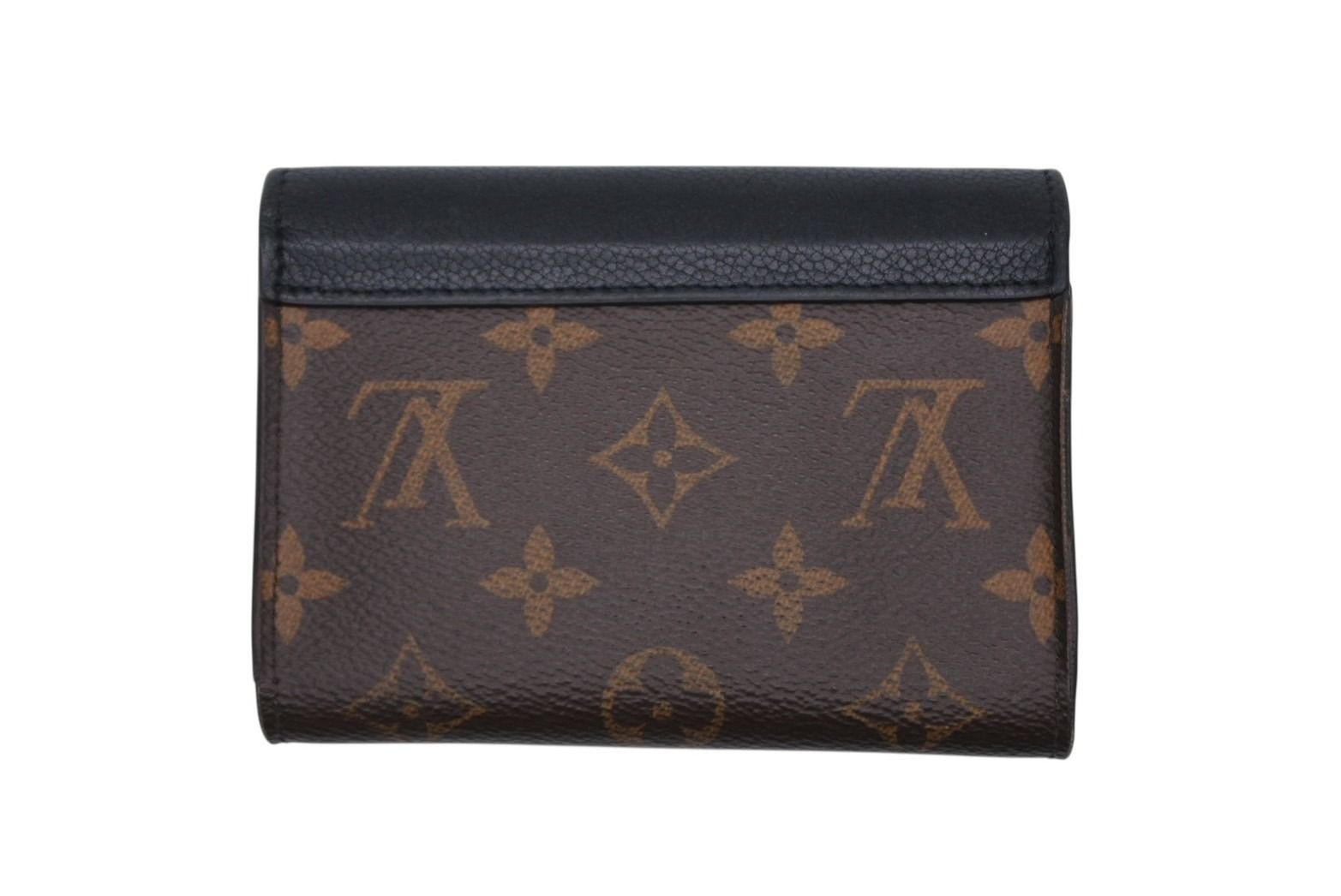 Louis Vuitton Portefeuille Pallas Compact Trifold Wallet Monogram Canvas Brown — view 2