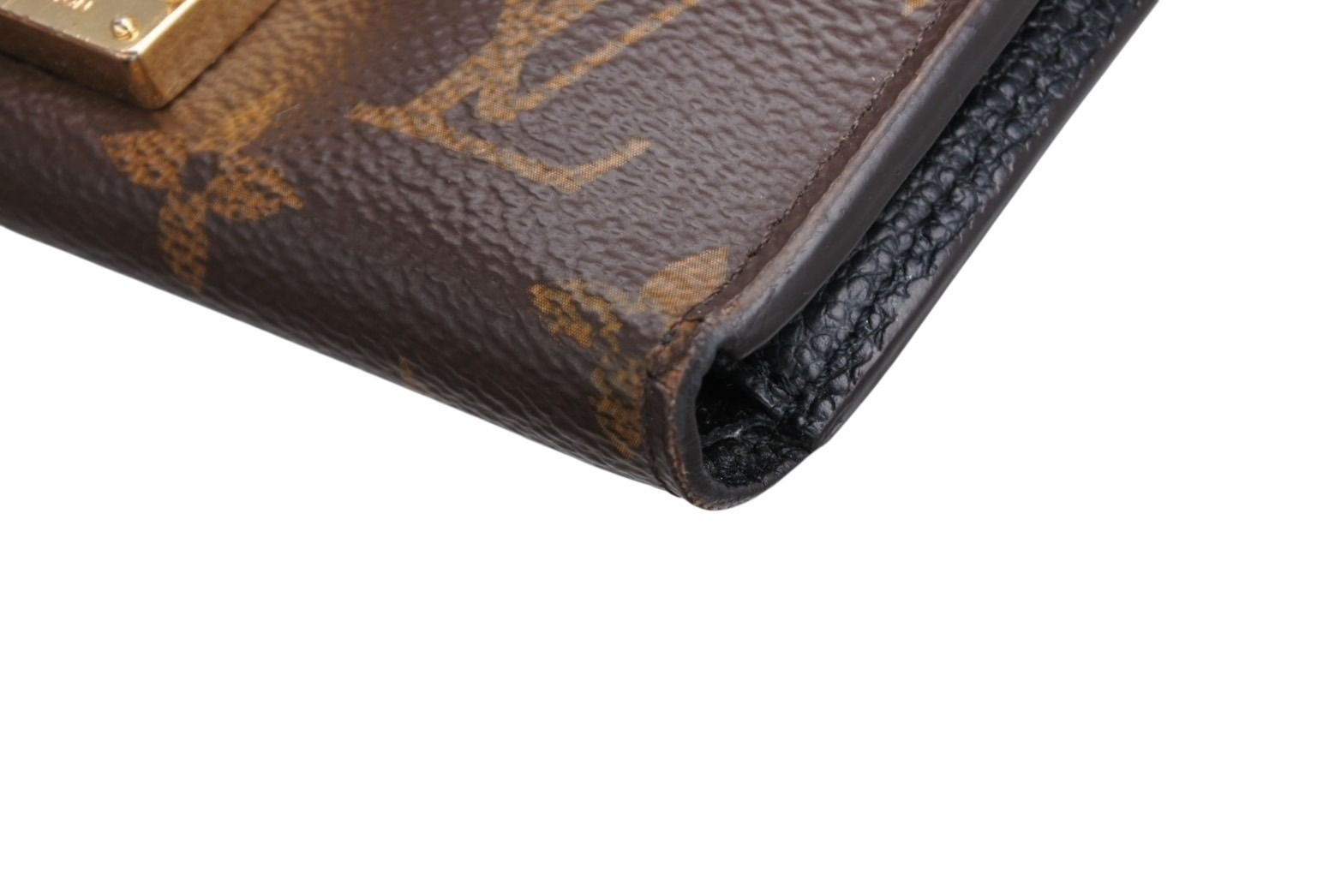 Louis Vuitton Portefeuille Pallas Compact Trifold Wallet Monogram Canvas Brown — view 5