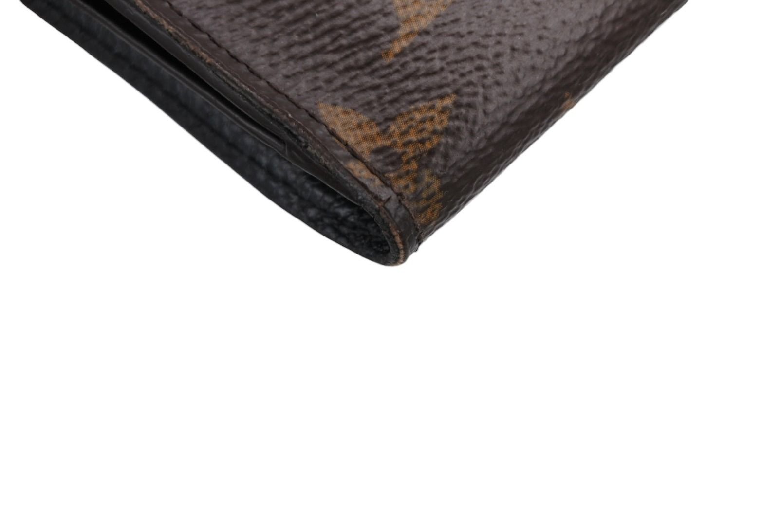 Louis Vuitton Portefeuille Pallas Compact Trifold Wallet Monogram Canvas Brown — view 6