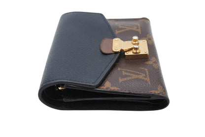 Louis Vuitton Portefeuille Pallas Compact Trifold Wallet Monogram Canvas Brown — view 4