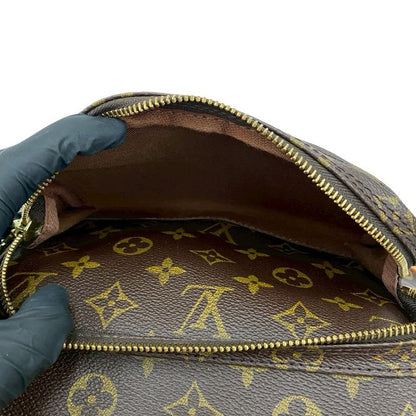 Louis Vuitton Vintage Montsouris Monogram Leather Drawstring Rucksack Sac