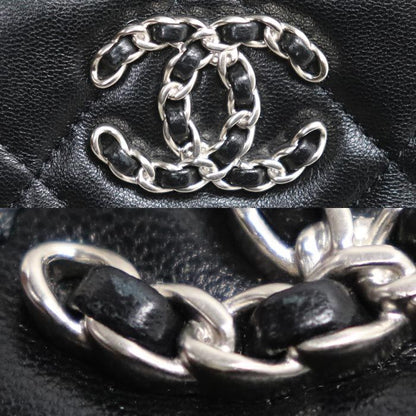 Chanel 19 Phone & Card Case Black Ap1182 Ladies